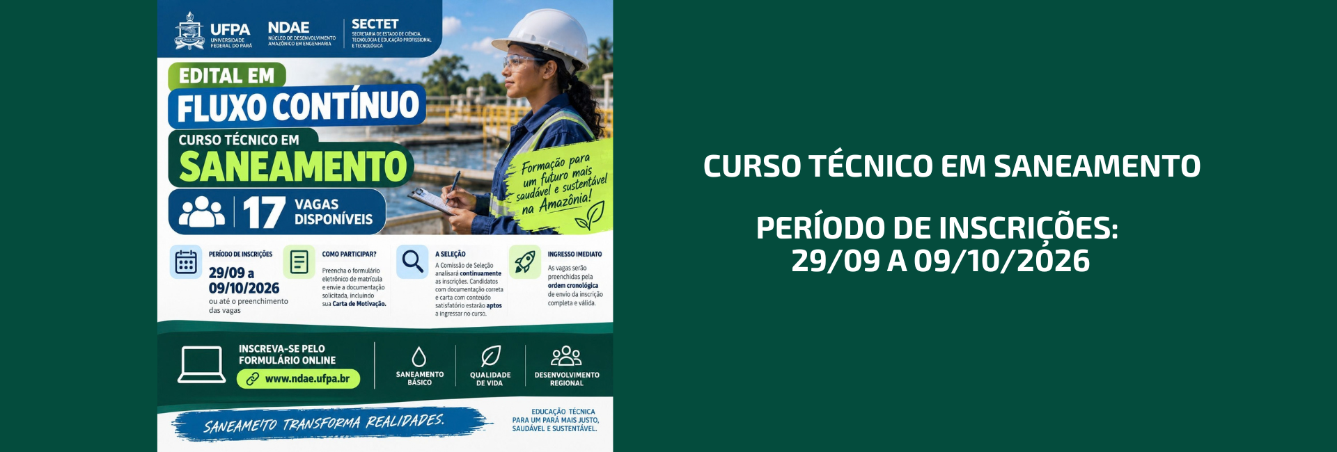 PROCESSO SELETIVO ESPECIAL SIMPLIFICADO EM FLUXO CONTÍNUO – 2026