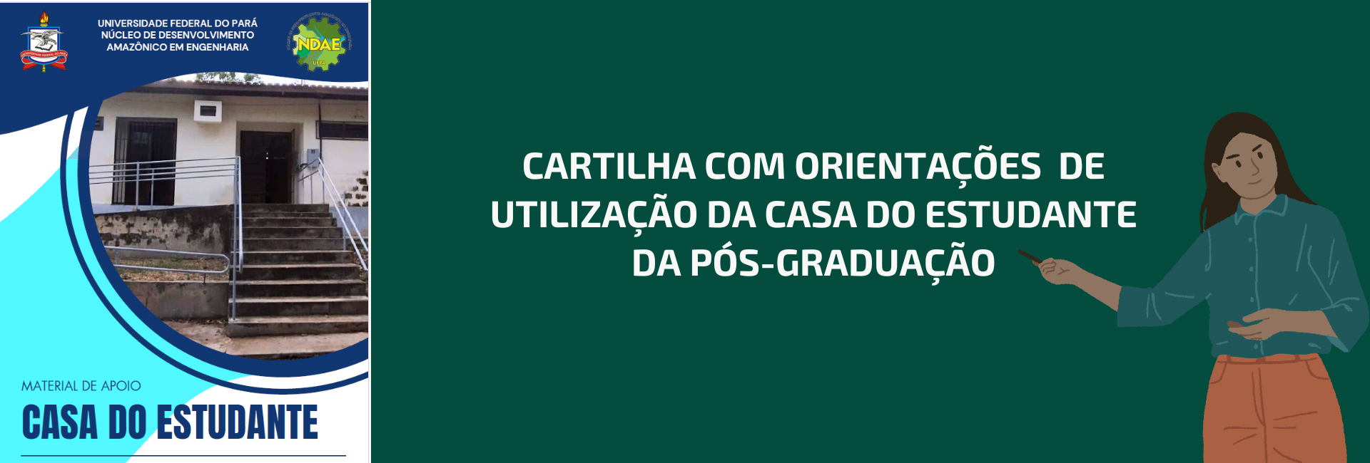 NDAE disponibiliza cartilha da casa do estudante da pós-graduação